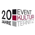 Logo für 20 Jahre Event Kultur Ternitz. Das Logo zeigt eine stilisierte '20' mit dem Wort 'Jahre' darunter und 'EVENT KULTUR TERNITZ' in Rot und Grau geschrieben.