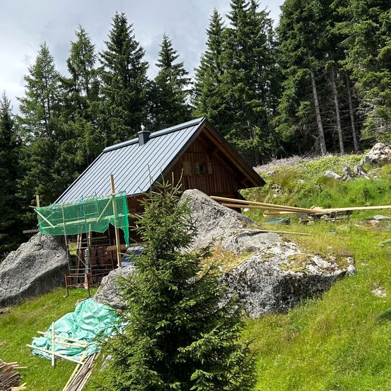 Bild enthält, Outdoors, Shelter, Fir, Tree, Countryside, Hut, Nature, Housing, Conifer, House