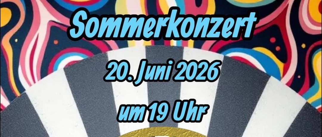 Plakat für Gleich Klang mit Trauben und einem Baum mit einem Musiknoten. Datum ist 20. Juni 2026 um 19 Uhr. Ort ist Hof von Familie Polsterer.