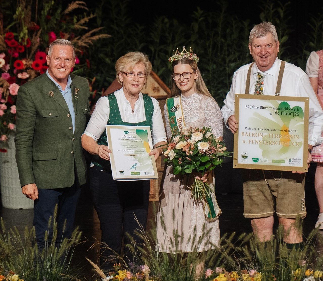 FLORA 2026, Gold für Franziska Schrempf