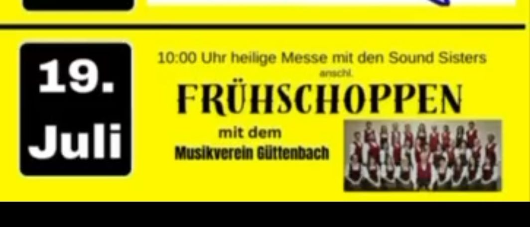 Plakat für ASKO Kohfidisch-Veranstaltung vom 17. bis 19. Juli 2026. Zeigt ein Gruppenfoto von Musikern, Daten und Uhrzeiten.