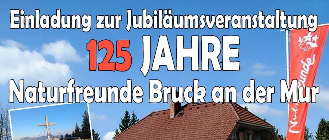 Plakat für eine Veranstaltung im Schutzhaus Hochanger am 28. Juni 2026. Zeigt ein Haus mit einem Kreuz, Bergen und einem Shuttlebus. Es beinhaltet eine musikalische Umrahmung, Schätzejagd und geführte Wanderung.