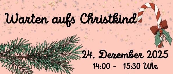 Ein Plakat bewirbt eine Weihnachtsbastelveranstaltung für Kinder im Kinderfreundeheim Neudorf. Es enthält Angaben zu Datum, Uhrzeit und Ort sowie einen QR-Code für die Anmeldung. Eine Illustration eines Kindes, das einen Stern hält, vervollständigt das Design.