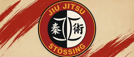 Jiu Jitsu Stossing Logo mit 20-Jahres-Feier. Veranstaltung am Samstag, 20. Juni 2026 in der Mehrzweckhalle Stossing. Kostenlose Vorführungen für alle Besucher.