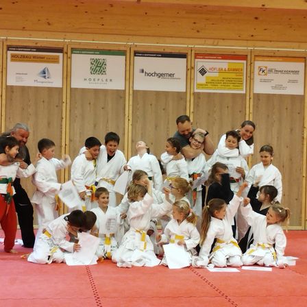 Bild enthält, Karate, Martial Arts, Person, Judo, Adult, Male, Man, Child, Female, Girl