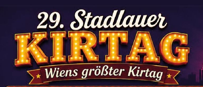 Plakat für den St. Galler Kirtag mit einem Musikprogramm vom 18. bis 20. September 2026, mit verschiedenen Musikauftritten und Transportdetails.