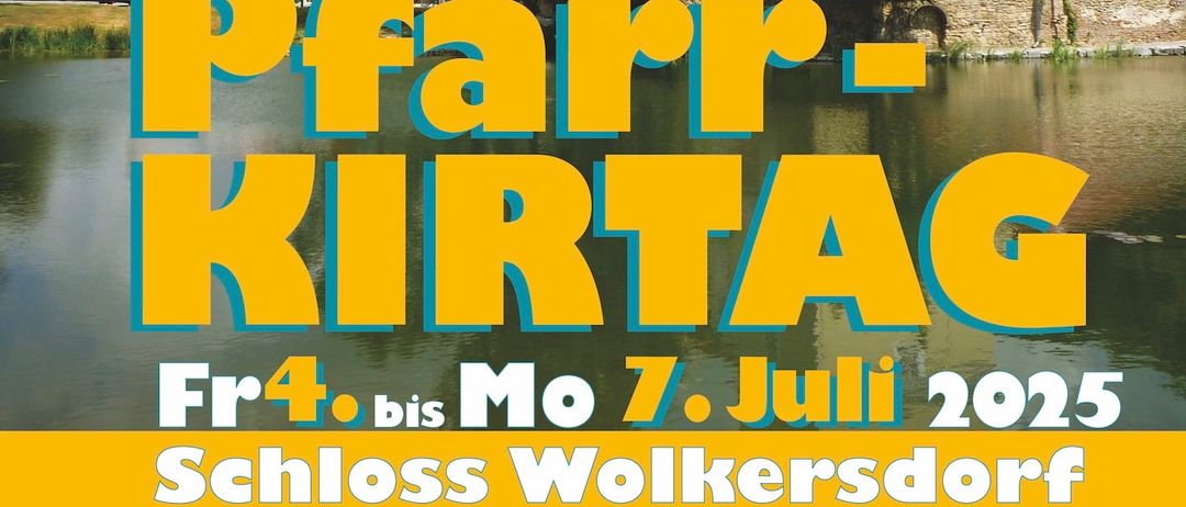 Postkartenkunstmesse in Wolkersdorf, Österreich, vom 4. bis 7. Juli, am See.