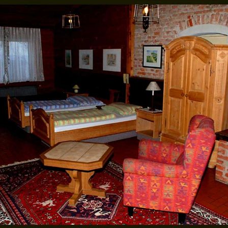 Home Decor, Furniture, Indoors, Living Room, Interior Design, Bed, Chair, Rug, Couch, Bedroom