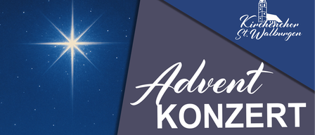 Adventkonzert in der Pfarrkirche St. Walburgen am 29. November 2025 um 19:00 Uhr. Adventstand ab 18:00 Uhr auf dem Pfarrplatz.