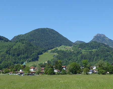 Oberaudorf Ortsansicht Erlenau