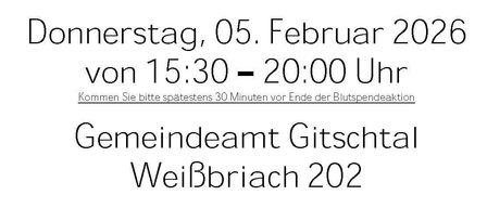 Ein Bild zeigt eine Frau mit blondem Haar und roten Lippen, die eine Halskette trägt. Der Text lautet 'LISA + FÜR DICH.' Das Datum ist Donnerstag, 05. Februar 2026, von 15:30 bis 20:00 Uhr. Ort: Gemeindeamt Gitschtal, Weißbriach 202.