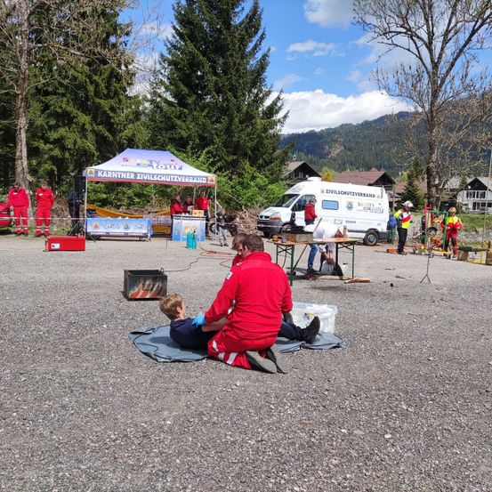 Bild enthält, Shelter, Tent, Tree, Person, Fir, Box, Car, Desk, Helmet, Man