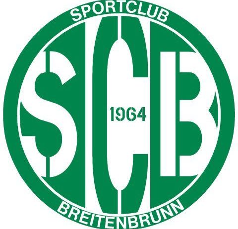 Grünes und weißes kreisförmiges Logo mit 'SICB' und dem Jahr 1964 in der Mitte, mit 'Breitenbrunn' am unteren Rand.