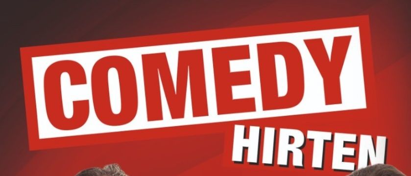 Werbeplakat für die Comedy-Show mit Peter Moizi, Christian Schwab, Herbert Haider und Angelika Niedetzky. Titel der Veranstaltung ist 'Immer Wieder Osterreich'. Datum ist 12. September 2025.