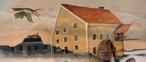 Bild enthält, Art, Painting, Architecture, Building, Housing, House, Outdoors