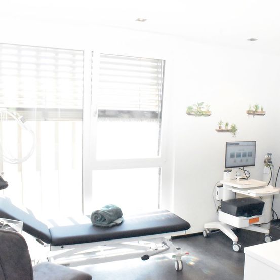 Bild enthält, Clinic, Architecture, Building, Hospital, Plant, Chair, Furniture, Operating Theatre, Monitor, Screen