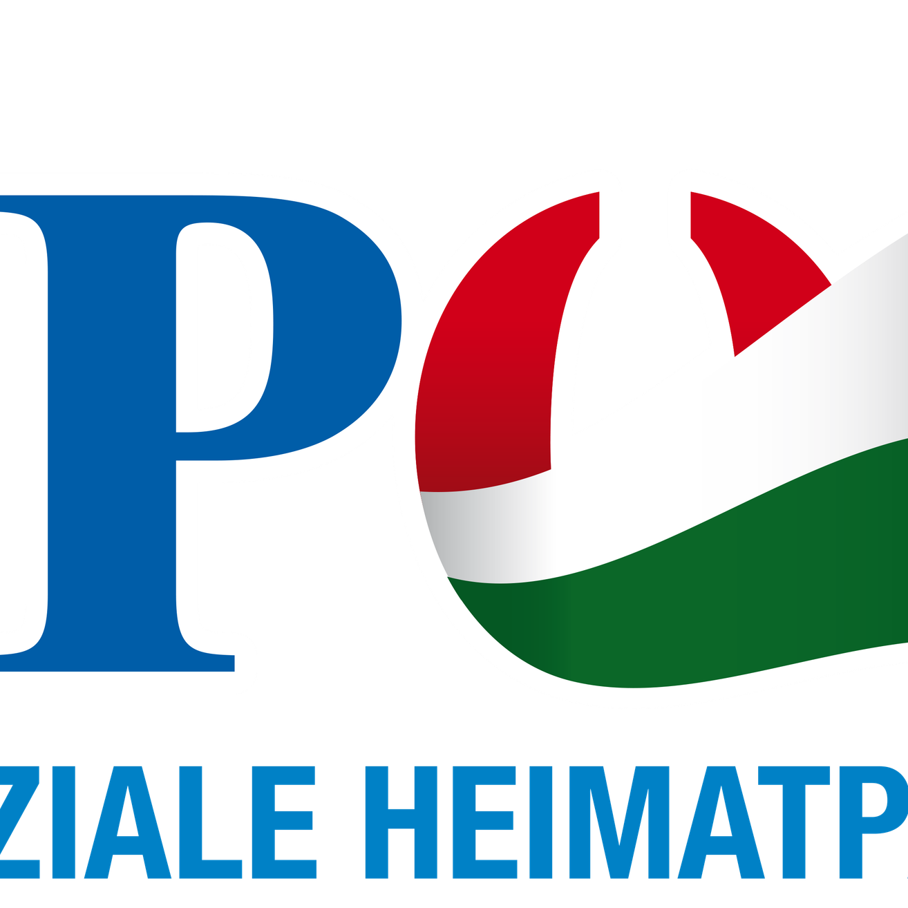 Das Logo zeigt einen stilisierten Buchstaben 'P' in Blau mit einem roten und grünen Flaggendesign darunter, das eine nationale oder regionale Vereinigung repräsentiert.