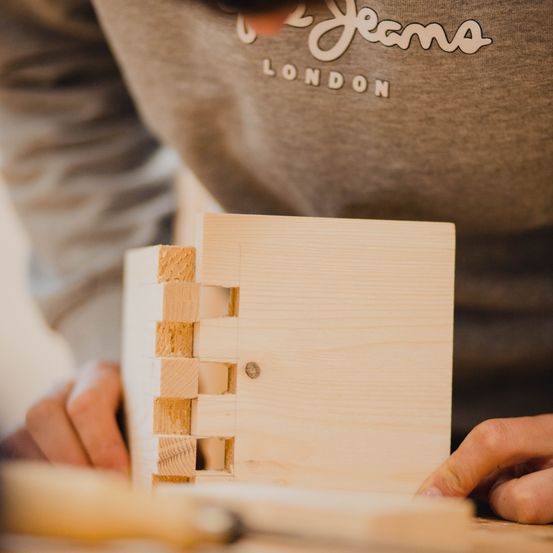 Image contains, Wood, Person, Plywood, Head