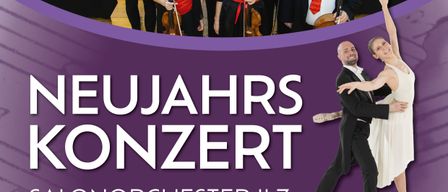 Neujahrskonzert mit dem Salonorchester Ilz unter der Leitung von Christian Peyr. Samstag, 10. Januar 2026, 18:00 Uhr, Sporthalle Ilz.