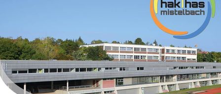 Poster advertising the Open Door Day at the HAK Mistelbach, scheduled for Friday, January 14, 2025, from 1:30 PM to 7:30 PM. The event takes place at the HAK Mistelbach school.