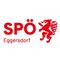 Das Bild zeigt das Logo von Spol Eggersdorff, mit einem stilisierten Löwen und dem Namen Eggersdorff in Rot.