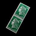 Postage Stamp, Person, Face, Head