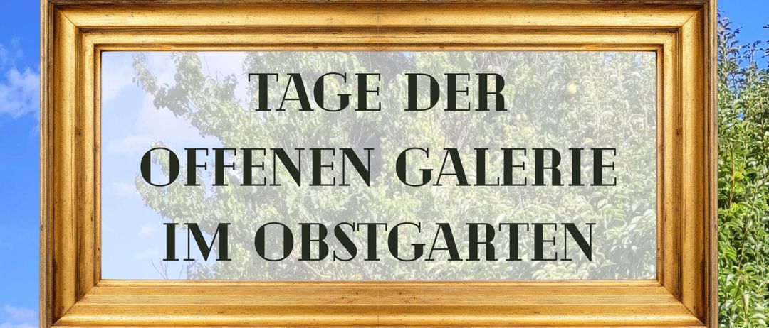 Eine offene Galerie im Obstgarten. Entdecken Sie wechselnde Kunst unter freiem Himmel. Termine: 02.05., 13.06., 04.07., 01.08., 05.09.2026.