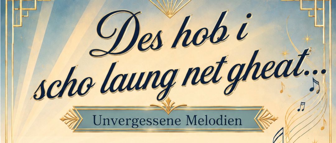 Plakat für ein Konzert am 18. Juli im WeinKulturHaus Bildein. Zwei Männer in Hüten. Text enthält Einlasszeit, Beginnzeit und Ort.