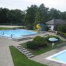Grass, Pool, Water, Swimming Pool, Bench, Nature, Outdoors, Park, Backyard, Person