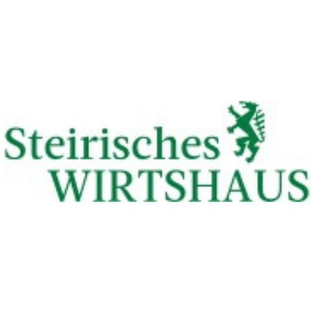 Das grüne Logo für Steirisches Wirtshaus. Der Text Steirisches ist in einer fetten, grünen Schrift geschrieben, während Wirtshaus in einer leichteren, kleineren Schrift darunter steht.
