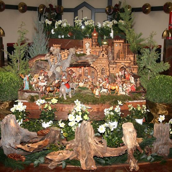 Bild enthält, Flower, Flower Arrangement, Plant, Altar, Prayer, Flower Bouquet, Potted Plant, Tree, Person, Horse