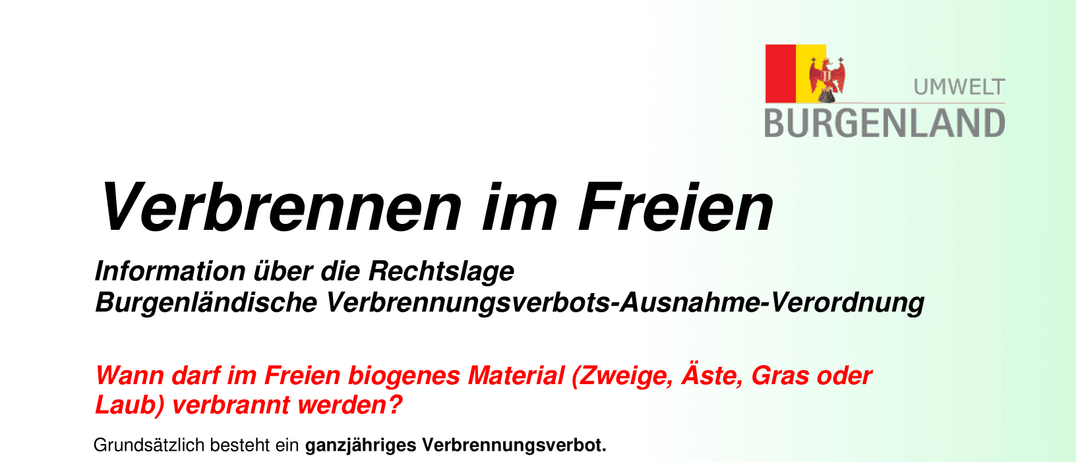 Ein Dokument über Vorschriften zu Lagerfeuern. Es erklärt, wann das Verbrennen von Materialien wie Zweigen, Ästen, Gras oder Laub erlaubt ist, die Ausnahmen vom allgemeinen Verbot und die Anforderungen für das Verbrennen schädlicher oder kranker Materialien. Es behandelt auch, wann Hausfeuer erlaubt sind.