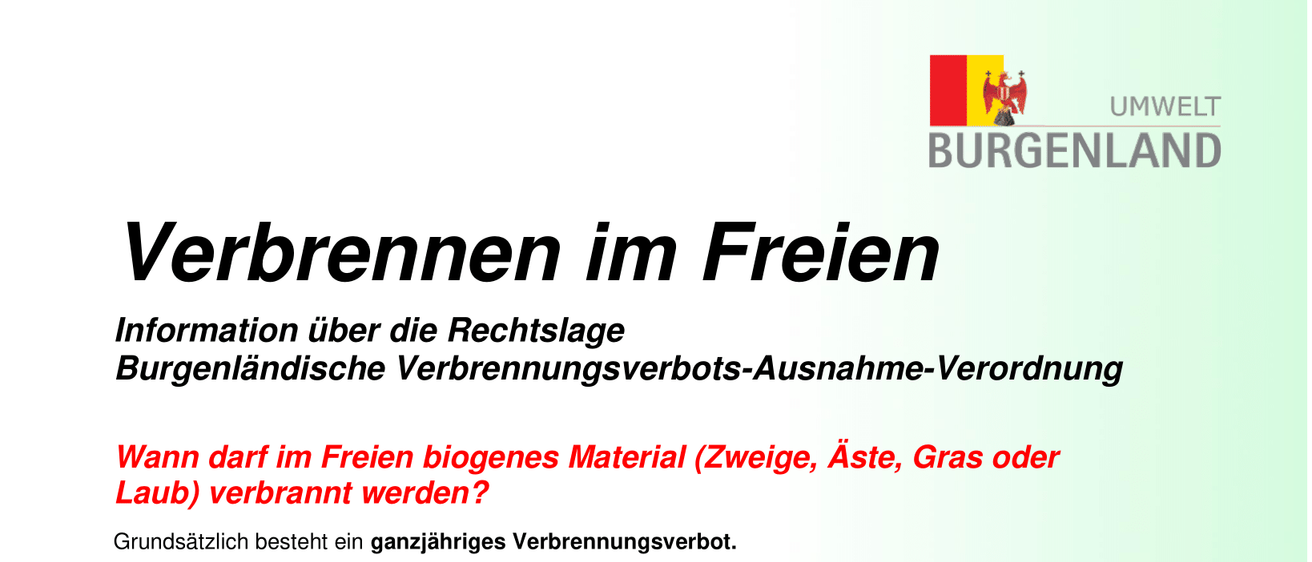 Ein Dokument über Vorschriften zu Lagerfeuern. Es erklärt, wann das Verbrennen von Materialien wie Zweigen, Ästen, Gras oder Laub erlaubt ist, die Ausnahmen vom allgemeinen Verbot und die Anforderungen für das Verbrennen schädlicher oder kranker Materialien. Es behandelt auch, wann Hausfeuer erlaubt sind.