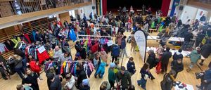 Image contains, People, Person, Volleyball, Volleyball Game, Boy, Child, Male, Indoors, Architecture, Building