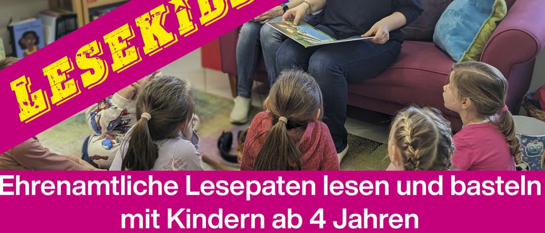 Ehrenamtliche Lesepaten lesen und basteln mit Kindern ab 4 Jahren in der Stadtbücherei Eggenburg. Donnerstags um 16 Uhr. 2026.