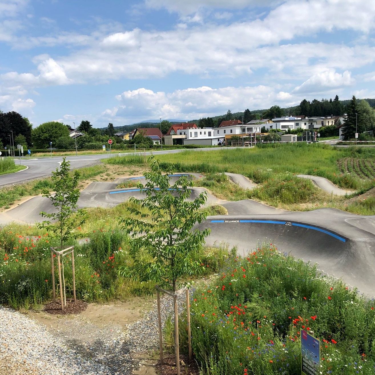 Bild enthält, Nature, Outdoors, Scenery, Road, Grass, Park, Tree, Gravel, Vegetation, Landscape