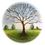 KRAFTPLATZ-Logo. Bild enthält, Plant, Tree, Grass, Oak, Sycamore, Land, Nature, Outdoors, Vegetation, Woodland