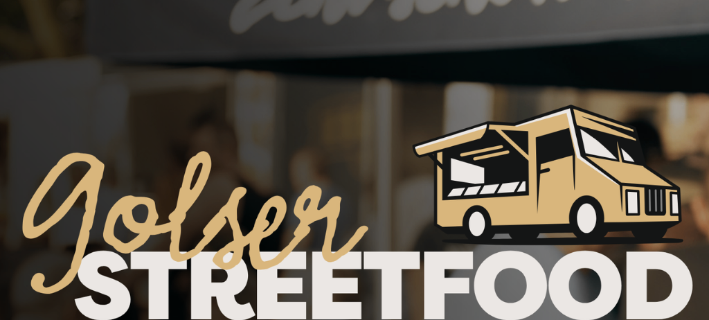Plakat für ein Street-Food-Event in Moa, geplant für den 26. und 27. September. Das Plakat zeigt einen Food-Truck und den Text 'Joser Street Food Moa.'