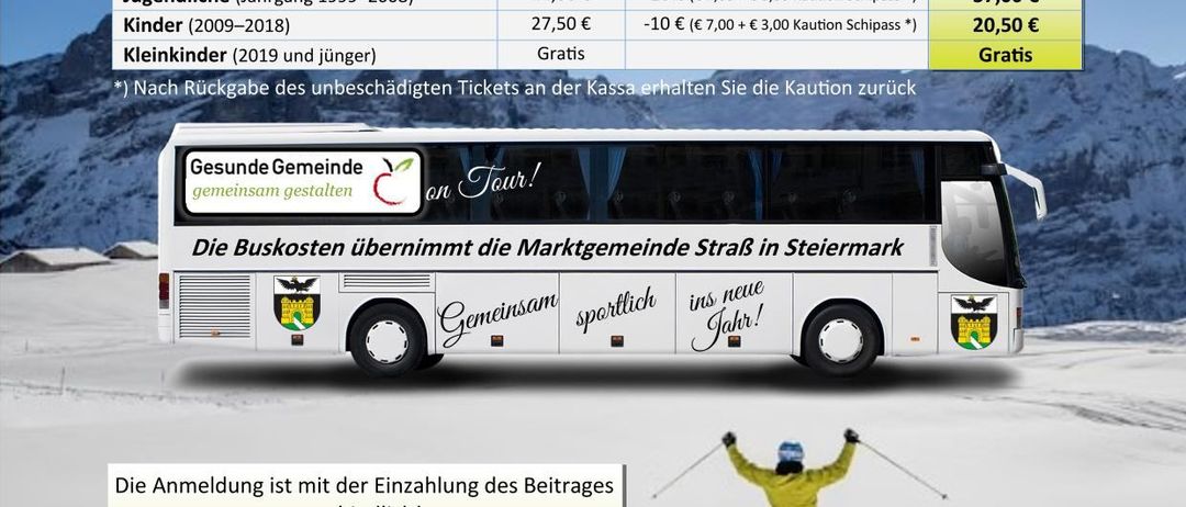 Bild enthält, Advertisement, Poster, Bus, Transportation, Vehicle, Person, Machine, Wheel, Tour Bus, Business Card