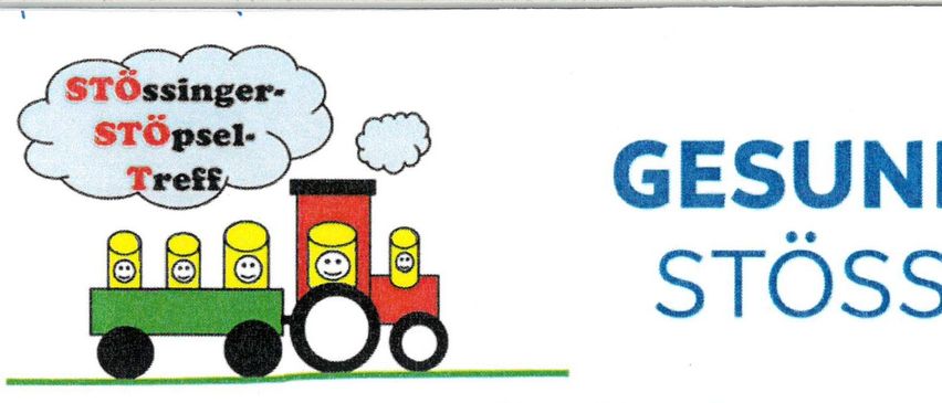 Ein Bild eines bunten Cartoon-Zuges mit zwei lächelnden Gesichtern auf der Vorderseite, der weißen Dampf ausstößt. Das Wort 'GES' ist in Blau auf der rechten Seite geschrieben.