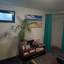 Bild enthält, Furniture, Indoors, Living Room, Floor, Flooring, Couch, Interior Design, Plant, Wood, Screen