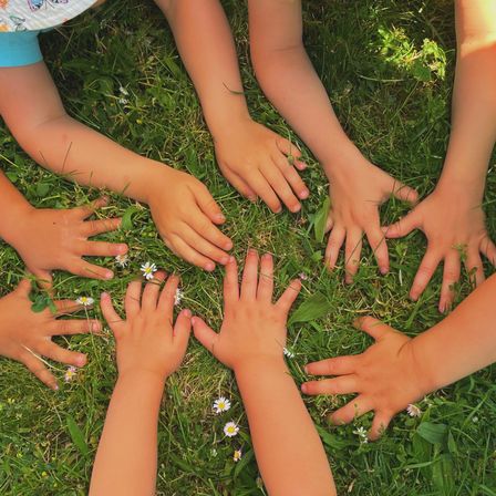 Grass, Finger, Hand, Person, Lawn, Boy, Child, Male, Skin, Outdoors