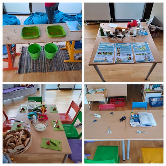 Bild enthält, Furniture, Table, Plywood, Wood, Desk, Pen, Dining Table, Chair, Person, Collage