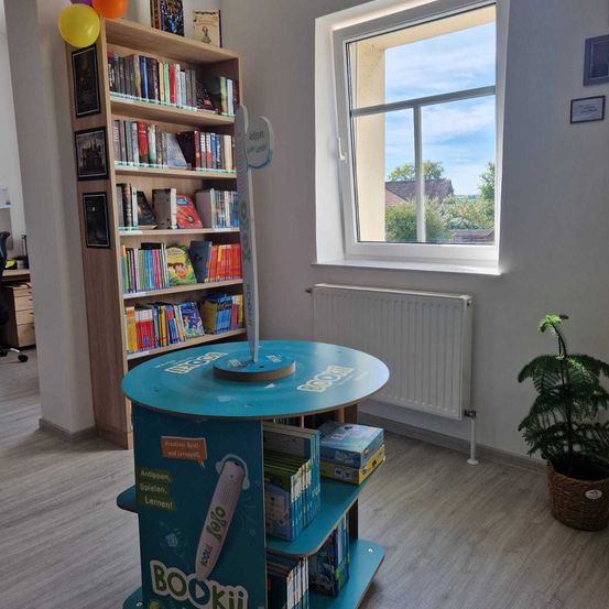 Bild enthält, Furniture, Bookcase, Photo Frame, Interior Design, Table, Building, Window