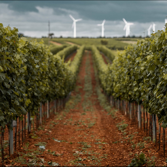 Bild enthält, Nature, Outdoors, Countryside, Rural, Farm, Vineyard, Windmill