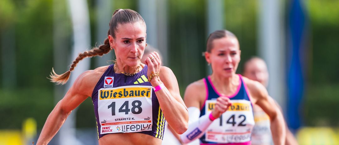 Strtametz und Engel im Hürdensprint