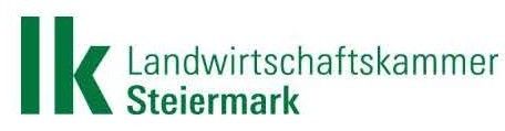 Das Logo der Landwirtschaftskammer Steiermark, mit den grünen Buchstaben 'IK'.