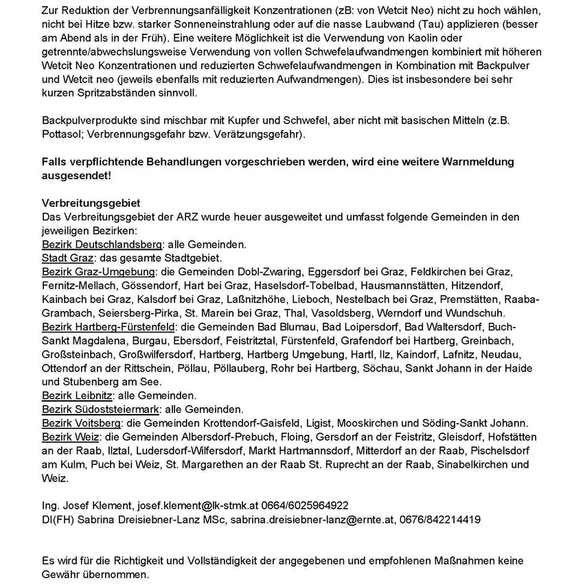 Das Verbreitungsgebiet der ARB wurde nun auf folgende Gemeinden in den jeweiligen Bezirken ausgeweitet: Bezirk Deutschlandsberg: alle Gemeinden. Stadt Graz: das gesamte Stadtgebiet. Bezirk Graz-Umgebung: die Gemeinden Dobl-Zwaring, Eggersdorf bei Graz, Feldkirchen bei Graz, Fernitz-Mellach, Gössendorf, Hart bei Graz, Haselsdorf-Tobelbad, Hausmannstätten, Hitzendorf, Kainbach bei Graz, Kalsdorf bei Graz, Laßnitzhöhe, Lieboch, Nestelbach bei Graz, Premstätten, Raaba-Grambach, Seiersberg-Pirka, St. Marein bei Graz, Thal, Vasoldsberg, Werndorf und Wundschuh.