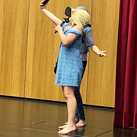 Performer, Person, Solo Performance, Clothing, Hat, Child, Female, Girl, Dancing, Leisure Activities