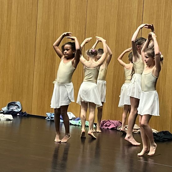 Dancing, Leisure Activities, Person, Child, Female, Girl, Group Performance, Face, Head